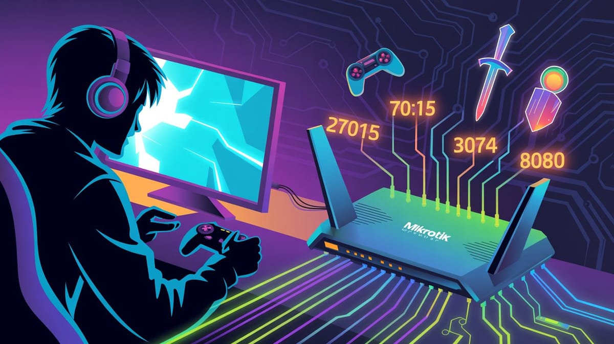 Daftar Port Game Online yang Umum Dipakai untuk Pisah Trafik di MikroTik